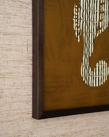 TILTIL X ARDWORKS Wall Art Rodeo Seahorse Olive A3 / B2 - Things I Like Things I Love