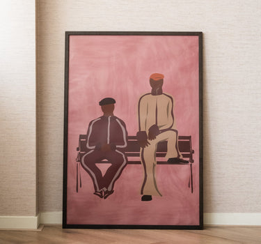 TILTIL X ARDWORKS Wall Art Sidewalk Dusty Pink B2 / B1 - Things I Like Things I Love
