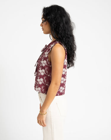 TILTIL Yana Sleeveless Blouse Purple - Things I Like Things I Love