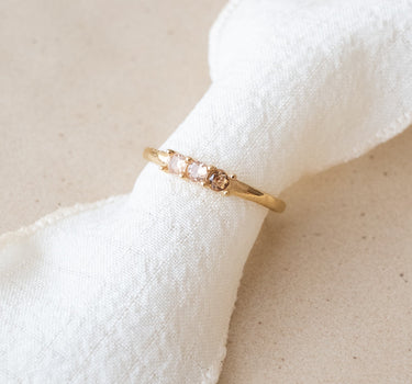 TILTIL Yara Zircon Ring Gold - Things I Like Things I Love
