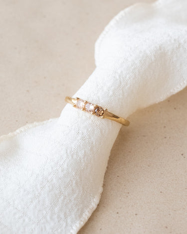TILTIL Yara Zircon Ring Gold - Things I Like Things I Love