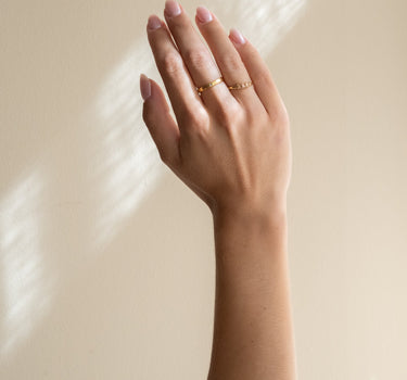 TILTIL Yara Zircon Ring Gold - Things I Like Things I Love