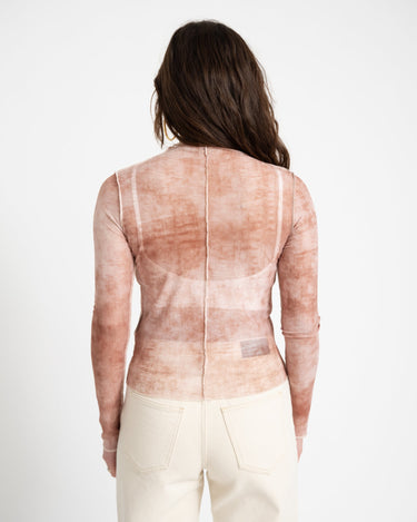TILTIL Yole Seamed Mesh Longsleeve Sand - Things I Like Things I Love