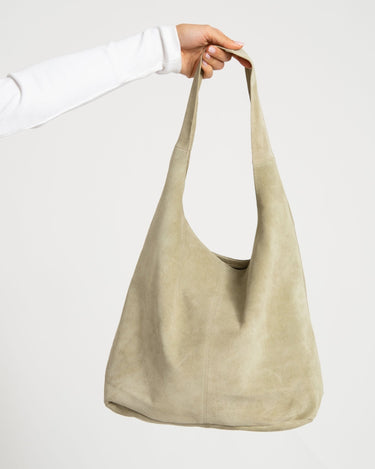TILTIL Yuki Bag Suede Moss Green - Things I Like Things I Love