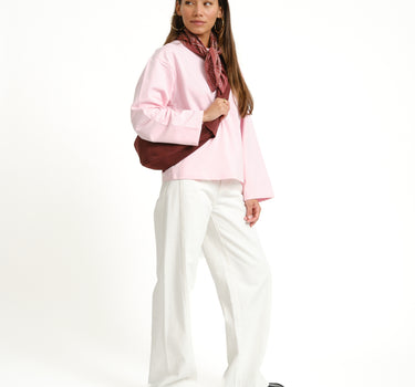 TILTIL Lou Scarf Satin Bordeaux