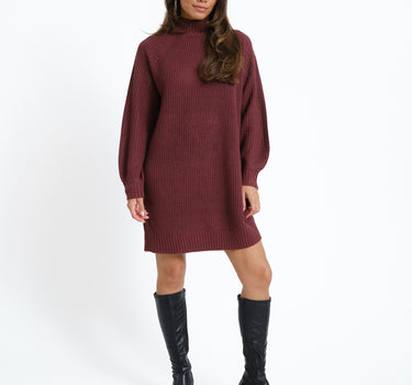 Timmy Knit Dress Fig - Things I Like Things I Love