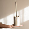 Toilet Brush Holder Pearl Travertine Look - Things I Like Things I Love