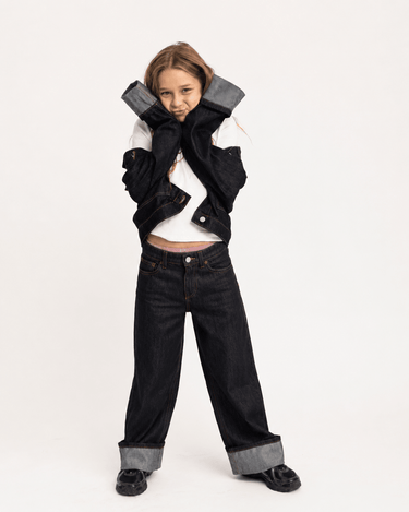 Tokyo Vega Fold Up GIRLS Dark Blue Denim - Things I Like Things I Love