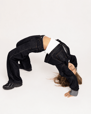 Tokyo Vega Fold Up GIRLS Dark Blue Denim - Things I Like Things I Love