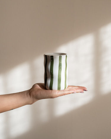 Toothbrush Holder Corfu Green - Things I Like Things I Love