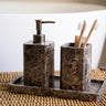 Toothbrush Holder Royal Marble Brown - Things I Like Things I Love