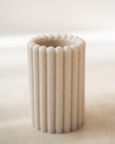 Toothbrush Holder Stripes Polyresin - Things I Like Things I Love