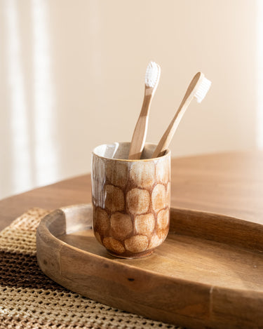 Toothbrush Holder Turtle Ceramic - Things I Like Things I Love