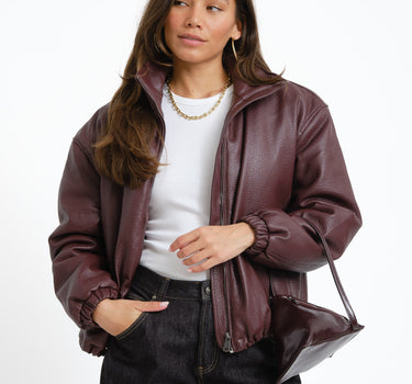 Topshop ARTHUR MULTI WEAR BAG Burgundy - Things I Like Things I Love