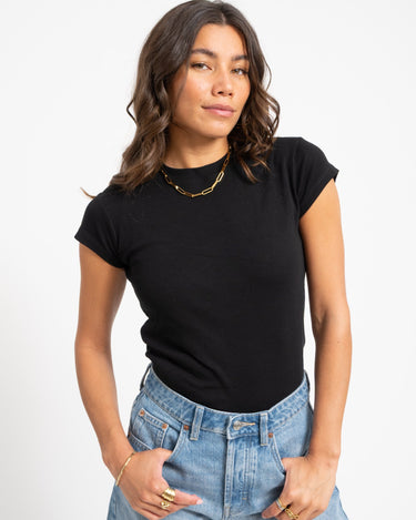 Topshop Everyday Top Black - Things I Like Things I Love