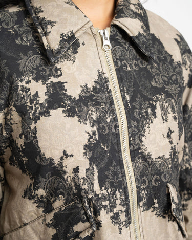 Topshop Hope Printed Jacket Abbey Stone - Things I Like Things I Love
