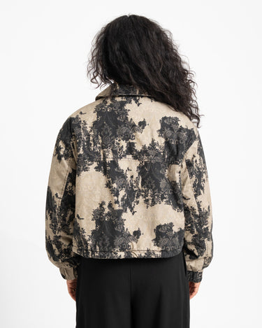 Topshop Hope Printed Jacket Abbey Stone - Things I Like Things I Love