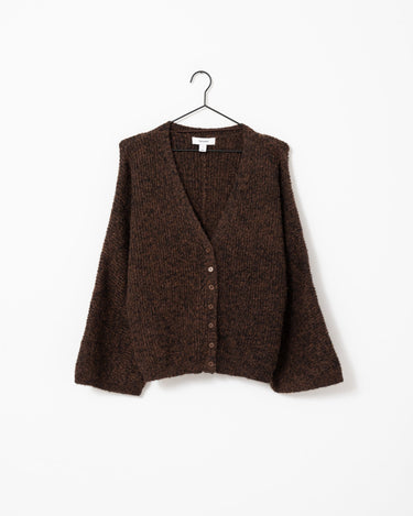 Topshop Rene Cardigan Chocolate Bruin - Things I Like Things I Love