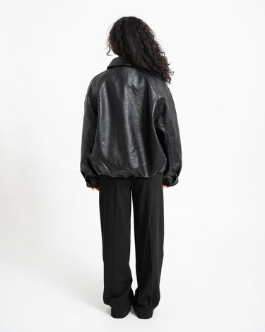 Topshop Toppa Coated Bomber Jacket Zwart - Things I Like Things I Love