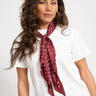 Triangle Scarf Polkadot Burgundy Bordeaux - Things I Like Things I Love