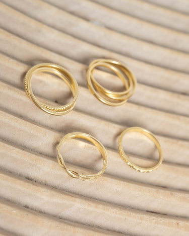 Twisted Elegant Ring Gold - Things I Like Things I Love