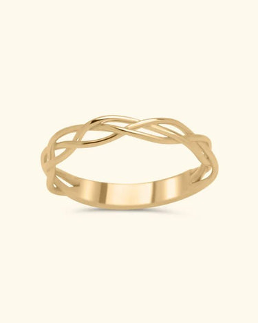 Twisted Elegant Ring Gold - Things I Like Things I Love