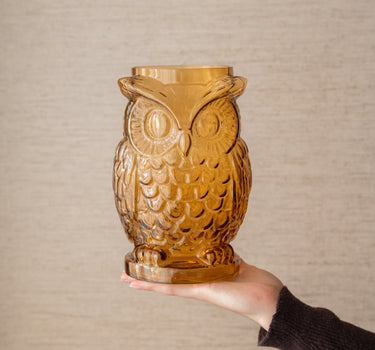 Vaas Uil Glas Amber - Things I Like Things I Love