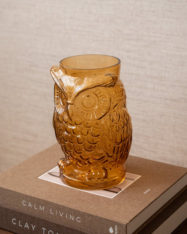 Vaas Uil Glas Amber - Things I Like Things I Love