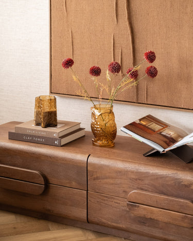 Vaas Uil Glas Amber - Things I Like Things I Love