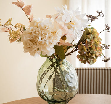 Vase Coral Glass Green - Things I Like Things I Love