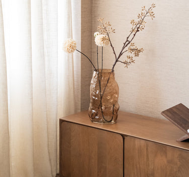 Vase Noa Glass Amber - Things I Like Things I Love