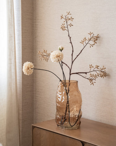 Vase Noa Glass Amber - Things I Like Things I Love