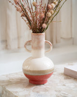 Vase Stoneware Red