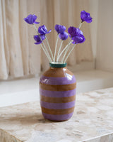 Vase Stripe Dolomite Multi