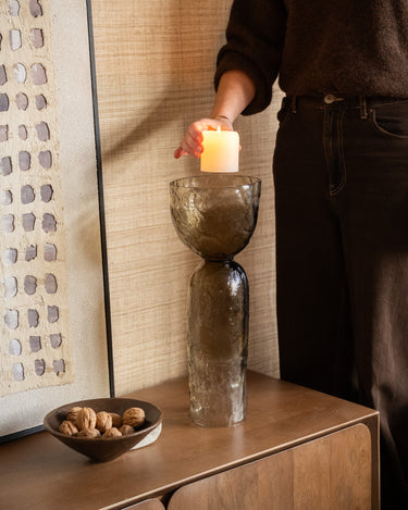 Vase / Tealight Holder Diabolo Glass - Things I Like Things I Love