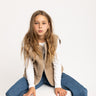 Vera Teddy Vest GIRLS Humus - Things I Like Things I Love
