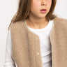 Vera Teddy Vest GIRLS Humus - Things I Like Things I Love