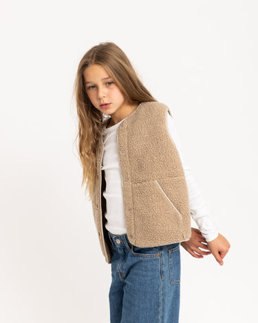 Vera Teddy Vest GIRLS Humus - Things I Like Things I Love