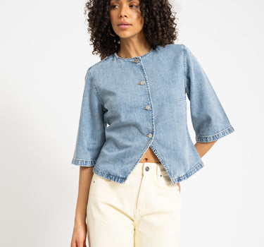 Viola Denim Shirt Blue Denim - Things I Like Things I Love