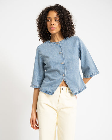 Viola Denim Shirt Blue Denim - Things I Like Things I Love