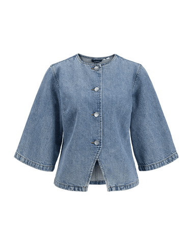 VIOLA DENIM SHIRT Blue Denim - Things I Like Things I Love