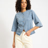 VIOLA DENIM SHIRT Blue Denim - Things I Like Things I Love