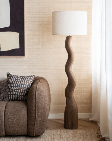 Vloerlamp Mavi Wavy Linnen - Things I Like Things I Love
