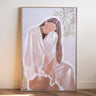 Wall Art Lady Canvas Beige - Things I Like Things I Love