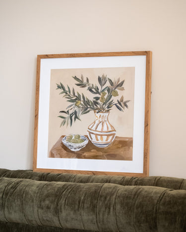 Wall Art Olive Breeze Natural Wood - Things I Like Things I Love