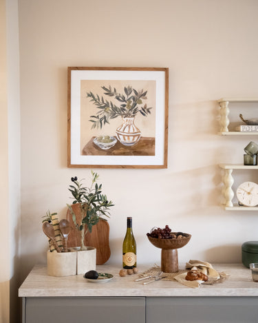 Wall Art Olive Breeze Natural Wood - Things I Like Things I Love