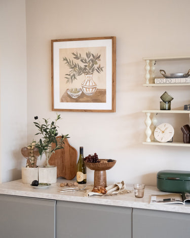 Wall Art Olive Breeze Natural Wood - Things I Like Things I Love