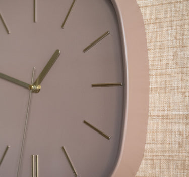 Wall Clock Luno Taupe - Things I Like Things I Love