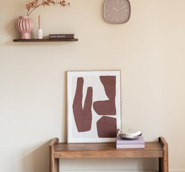 Wall Clock Luno Taupe - Things I Like Things I Love