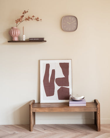 Wall Clock Luno Taupe - Things I Like Things I Love